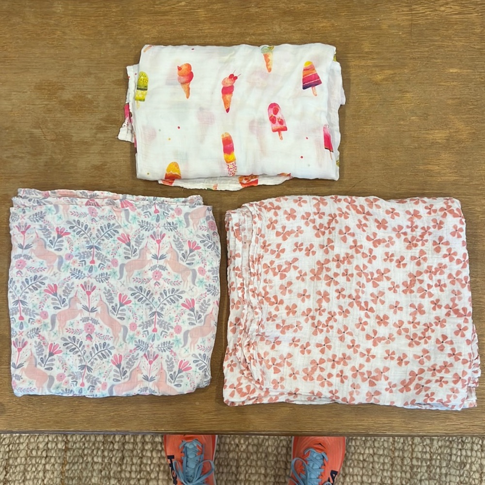 3 swaddles in great condition!